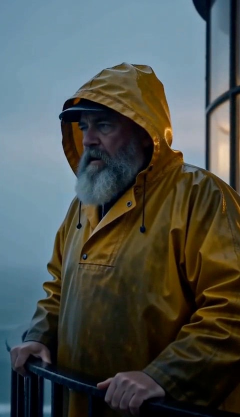 A cinematic portrait of the finished character