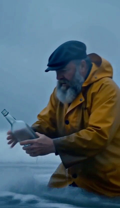 A cinematic close-up of a letter in a filmmaker's hands